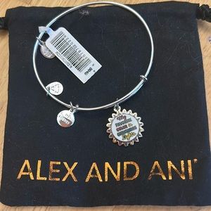 NWT Alex and Ani Christmas Bangle